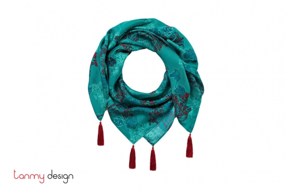 Silk scarf TIMESQUARE - SHOU BRILLIANCE